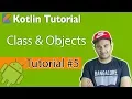 Kotlin tutorial Class Objects in kotlin No more new keyword in object creation Hindi