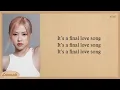 Download Lagu ROSÉ FINAL LOVE SONG Easy Lyrics [I-LAND 2 Signal Song]