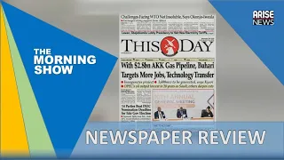 with 2 8bn akk gas pipeline buhari targets more jobs technology transfer daily newspaper review