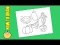 How to Draw Vegetables for Kids - Vegetable Coloring Page for Children