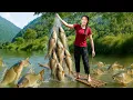 Lagu Building a Raft and Netting Big Fish on the River | Cooking with My Kids and Caring for Our Pigs