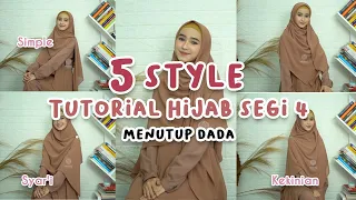 Download Tutorial Hijab Segi Empat Syar'i Menutup Dada MP3