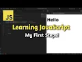 Learning JavaScript - My First Steps in Coding