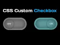 Pure CSS Custom Checkbox Effect HTML5 CSS3 Full Tutorial