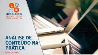 Análise de conteúdo na PRÁTICA