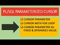 What are Cursor Parameters in PL SQL Oracle - Parameterized Cursors Explained with Example