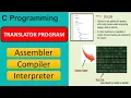Translator program - Compiler Interpreter Assembler C programming Hindi Tutorial