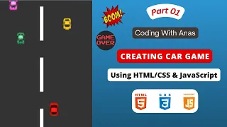 How to Create a Simple Car Driving Game with HTML CSS and JavaScript Game Tutorial Part 01