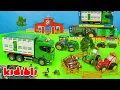 Download Lagu Toy Tractor Plays in the Crazy Farm with Fun Animals 🚜 Collection of Toys 🐮 Video for Kids | Kidibli
