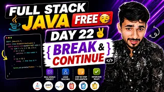 Full Stack Java Free Day 22 - Nested While Loop Project in Java aadiandjava 2 0