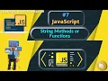 In-Built String Functions Part 1 in JavaScript String Methods or Functions