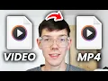 How To Convert To MP4 - Step By Step