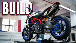 Ducati Hypermotard 950 SP Full Blue Build 3-Month Custom Upgrade Unexpected Twist Ending