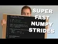 Numpy Windowing Making Windows with Strides