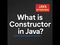 How Java Constructors Work Real-World Example