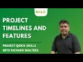 How to use Timelines and Timeline Features in Microsoft Project