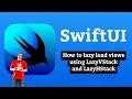 How to lazy load views using LazyVStack and LazyHStack - SwiftUI