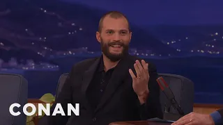 Jamie Dornan Puts On An American Accent At In-N-Out CONAN on TBS