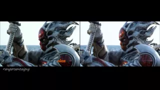 power rangers shinkenger samurai red ranger vs deker pr and sentai version