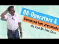08 - Different types of Operators in Java Command Line arguments in Java