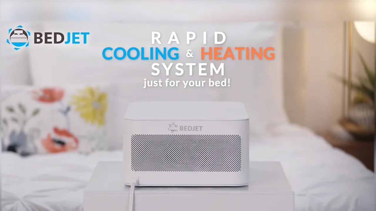 BEDJET — BedJet — Rapid Cooling & Heating System for Your Bed (YouTube video ad)