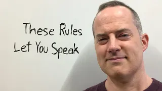 The Rules Fluent English Speakers Use
