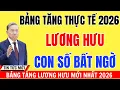 Lagu Bảng Tăng Lương Hưu Mới Nhất 2026 Con Số Khiến Triệu Người Bất Ngờ!