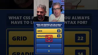 What CSS syntax do devs have to always look up? | Front-end Family Feud