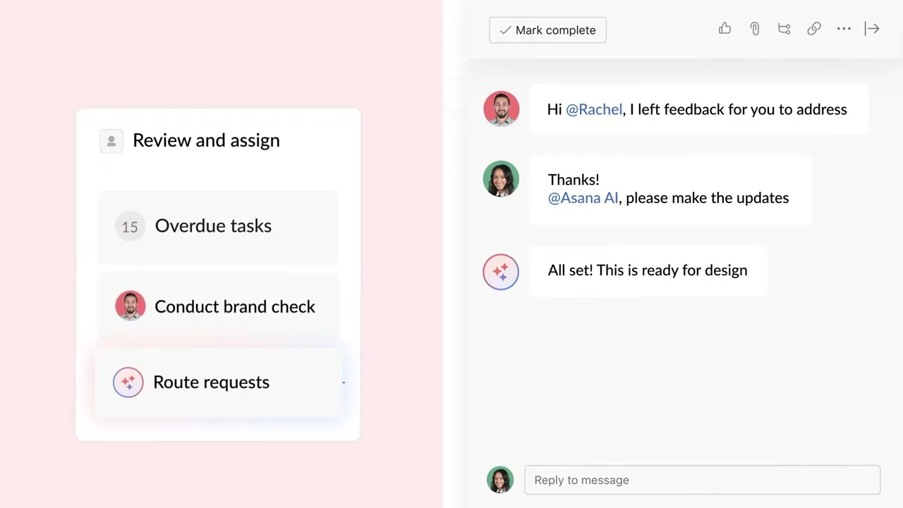 Asana AI Teammates demo video