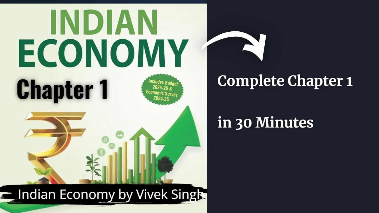 Indian economy by vivek singh chatper 1 lectures playlist