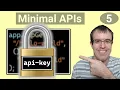 Add API key authentication to an Minimal API endpoint