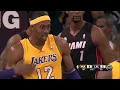 2012-2013 NBA Season Los Angeles Lakers vs Miami Heat
