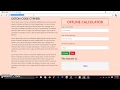 Creating a PHP CALCULATOR - Designing the Interface