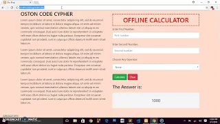 Creating a PHP CALCULATOR - Designing the Interface