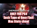 PS4 The Persistence God mode cheat by chaoszage savewizard required