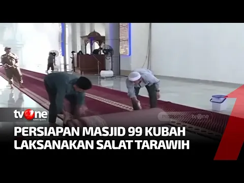 Masjid 99 Kubah Sambut Ramadhan, Jamaah Kapasitas 80% Diterapkan