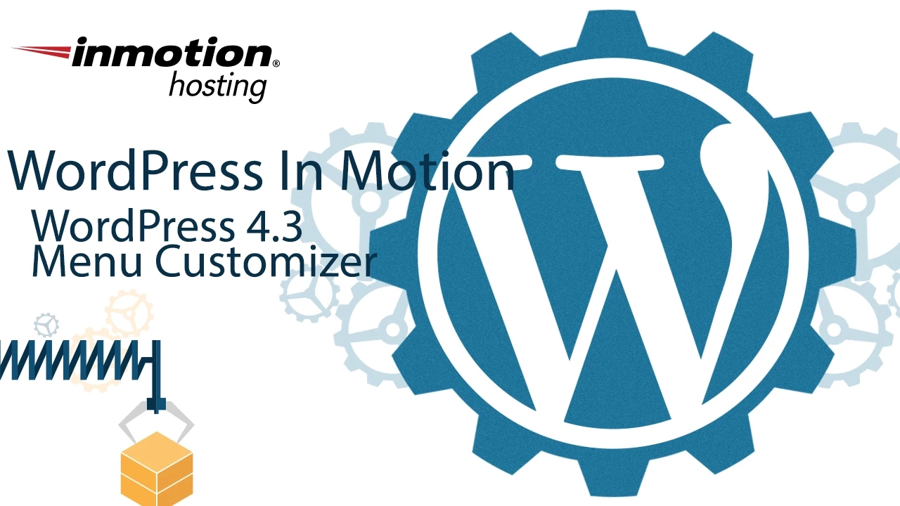 Using the Customizer menu tab in WordPress 4.3