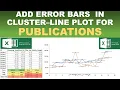 How to Add Error Bars in Cluster line Plot