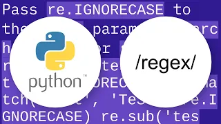 Case insensitive regular expression without re compile