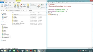 Tutorial Exponential calculator in Python