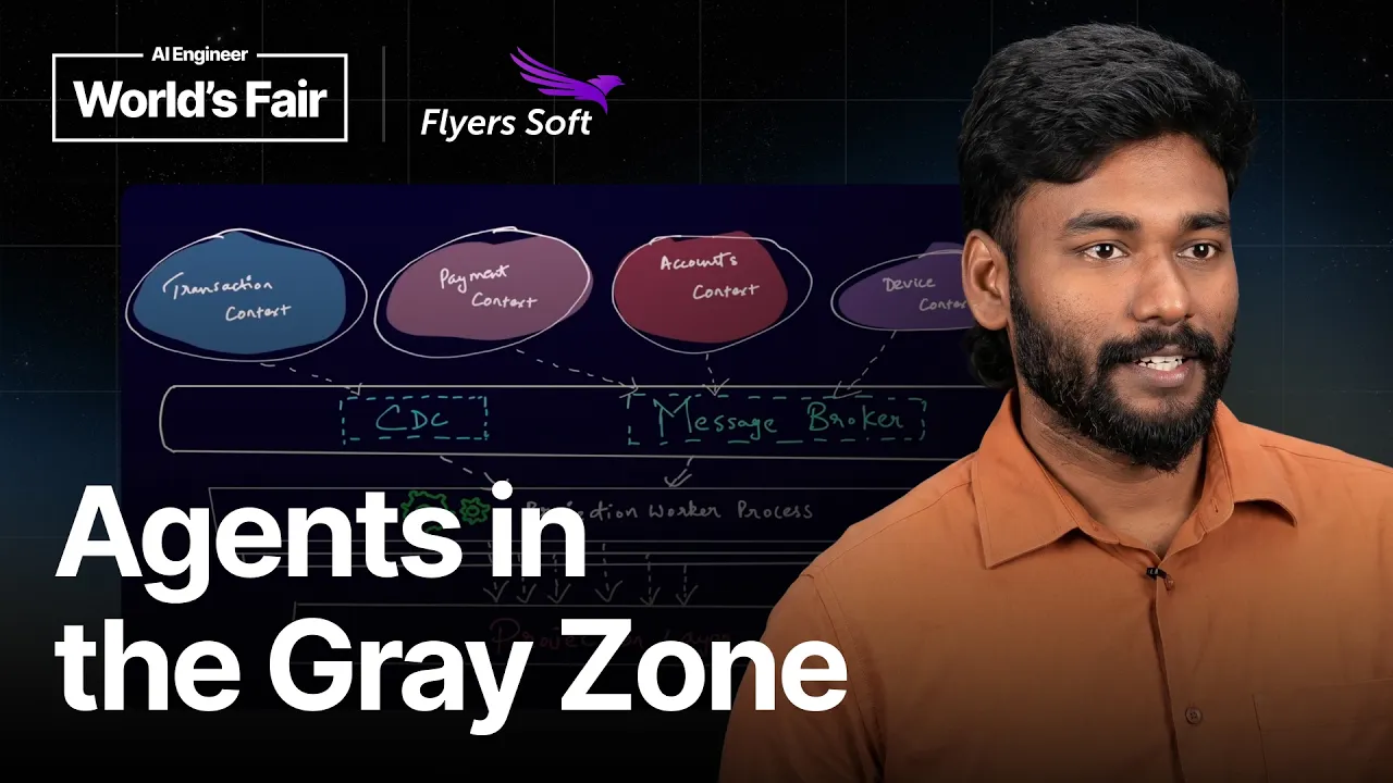 Let's integrate AI Agents in Event-Sourced Systems — Divakar Kumar, FlyersSoft: video thumbnail