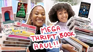 MEGA Book Thrifting Haul Finding popular books at the thrift store Come thrifting with us