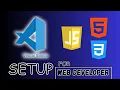 How To Setup Visual Studio Code For Web Development Setting Up VS Code For Website Development