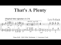 Lew Pollack : That's A Plenty (1914)