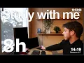 LIVE STUDY WITH ME 8h Exam prep