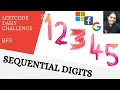 1291 Sequential Digits Leetcode BFS Solution example and Code C