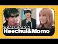 heechul and twice momo knowing bros