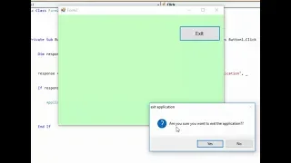 Visual Basic net How to exit Message Application