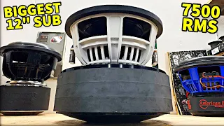 Download WORLDS BIGGEST 12 SUBWOOFER | 7500 Watts RMS | FULL TILT | Review MP3