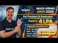 Wipro Off Campus Drive 2026 Tech Non-Tech Jobs Apply Now 2026